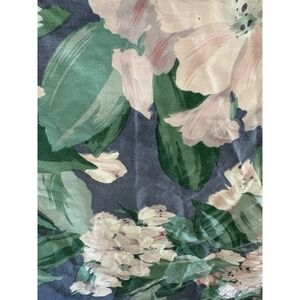 J P Stevens UTICA KING Flat Sheet Vtg 1970s GORGEOUS  FLORAL No Iron Percale